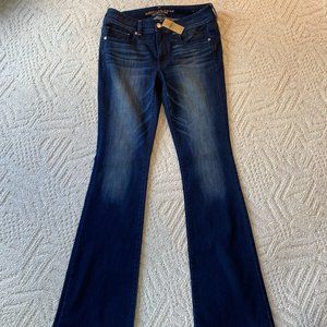 NWT American Eagle Kick Boot Super Stretch Jeans Size 12 Extra Long
